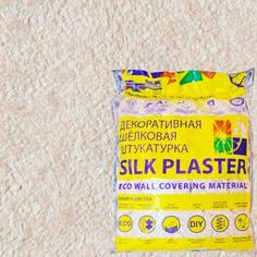 Жидкие обои Silk Plaster Оптима 058 1 кг цвет оранжевый/белый