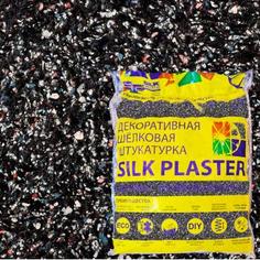 Жидкие обои Silk Plaster Ист 960 1.2 кг цвет чёрный