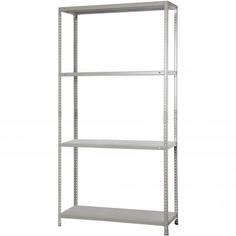 Стеллаж Практик LMS 100x200x30 см, 4 полки, 100 кг, металл