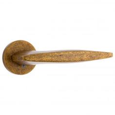 Ручка дверная на розетке SQUID URB9/HD ОВ-13, цвет античная бронза Armadillo