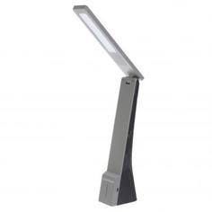 Лампа настольная светодиодная аккумуляторная Desk 3 Вт цвет чёрный/серый Elektrostandard