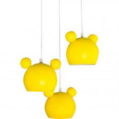 Подвесной светильник Panda 3хЕ27х40 Вт цвет жёлтый Lumin Arte