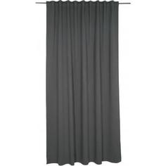 Штора на ленте «Ночь», 200x280 см, цвет серый Inspire