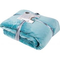 Плед «Flamingo», 200х220 см, цвет бирюзовый Inspire