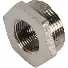 Футорка Valtec, внутренняя-наружная резьба, 1 1/4"х3/4", никелированная латунь VTr.581.N.0705