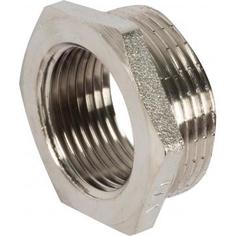 Футорка Valtec, наружняя-внутренняя резьба, 1 1/4"х1" мм, никелированная латунь VTr.581.N.0706