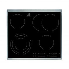 Варочная панель электрическая Electrolux EHF96547XK, 4 конфорки, 57.6x51.6 см, цвет чёрный