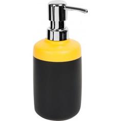 Дозатор для жидкого мыла Keila цвет чёрный/жёлтый Swensa