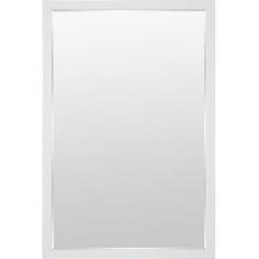 Зеркало без полки 60 см цвет белый