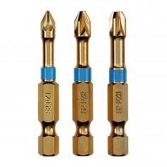 Набор бит Dexter Pro, PZ, 50 мм, 3 шт.