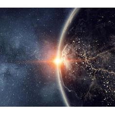 Фотообои «Космический рассвет», флизелиновые, 300x260 см, W514017 Concept