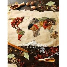 Фотообои «Кухни мира», флизелиновые, 200x260 см, W513006 Concept