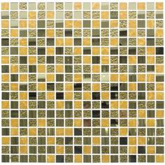 Мозаика Artens «Gold», 30х30 см, стекло, цвет желтый