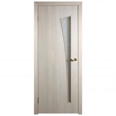 Дверь межкомнатная остеклённая ламинированная Белеза 70x200 см цвет белый дуб КРАСНОДЕРЕВЩИК