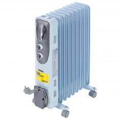 Обогреватель масляный Zanussi EspresZOH/ES-09W с механическим термостатом, 2000 Вт, 9 секций