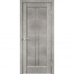 Дверь межкомнатная остеклённая «Сиэтл», 60x200 см, ПВХ, цвет лофт светлый, с фурнитурой Velldoris