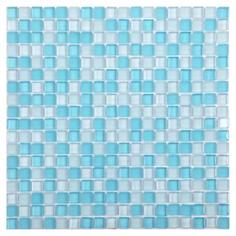 Мозаика Artens Glass 30х30 см, стекло, цвет голубой