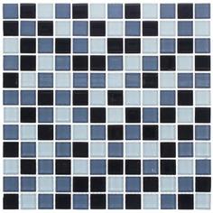 Мозаика Artens Shaker 30х30 см, стекло, цвет синий