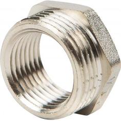 Футорка Valtec, наружная-внутренняя резьба, 3/4"x1/2", никелированная латунь