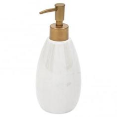 Дозатор для жидкого мыла настольный Verran «Randig» керамика цвет белый