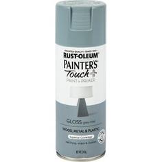 Краска аэрозольная Paint Touch глянцевая цвет серый 340 г Rust Oleum