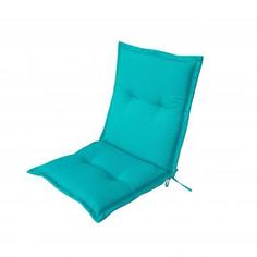 Подушка для стула голубая 92х42х5 см, полиэстер Naterial
