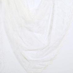 Тюль с вышивкой на сетке 1 п/м 280 см цвет белый ERA
