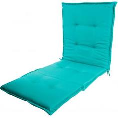 Подушка для шезлонга голубая 165х65х5 см, полиэстер Naterial