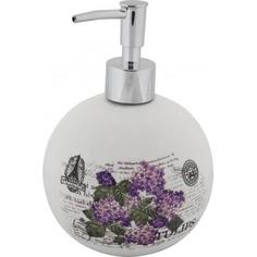 Дозатор для жидкого мыла настольный Vidage «Violetta» керамика цвет белый