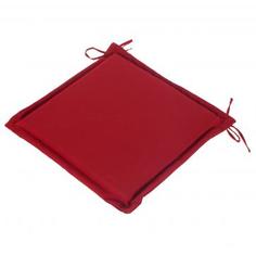 Подушка для стула красная 43х43 см, полиэстер Naterial