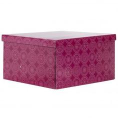 Коробка, 39х24x50 см картон цвет бордовый Domo PAK