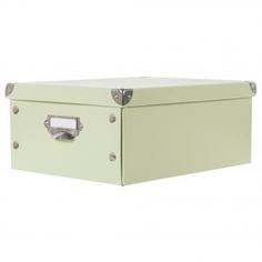 Коробка 37.5x15x27.5 см, картон цвет зеленый Storidea