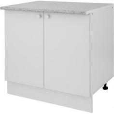 Шкаф напольный «Бьянка Сп» с фасадом 85х80 см, ЛДСП, цвет белый Basic