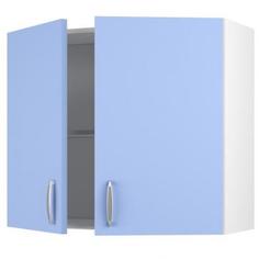 Шкаф навесной «Лагуна Д» 67.6х80 см, цвет голубой Basic