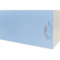 Шкаф навесной над вытяжкой «Лагуна Д» 34.7х60 см, цвет голубой Basic