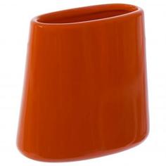 Стакан для зубных щёток настольный «Veta» керамика цвет оранжевый