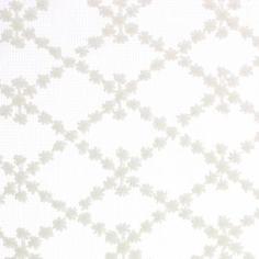 Тюль с вышивкой «Ромбики» сетка 290 см цвет кремовый Elit Home