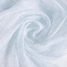 Тюль на ленте «Море Карлин», 250х260 см, цвет голубой