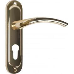 Ручка с механизмом Inspire для межкомнатной двери Nancy GP, цвет глянцевое золото