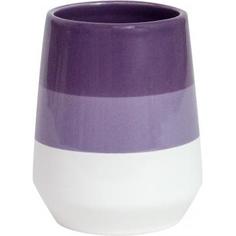 Стакан для зубных щёток «Trait» керамика цвет фиолетовый Verran
