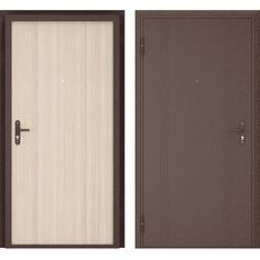Дверь входная металлическая Ламистайл, 880 мм, левая, цвет капучино Doorhan