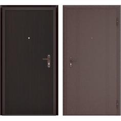 Дверь входная металлическая Ламистайл, 980 мм, правая, цвет венге Doorhan