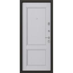 Дверь металлическая Контрол Танганика, 960 мм, правая, цвет белый Torex