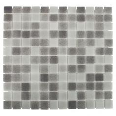 Мозаика стеклянная Pix Antislip 31.7х31.7 см цвет серый Vidrepur