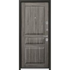 Дверь металлическая Контрол Мария, 880 мм, правая, цвет серый дуб Torex