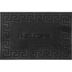 Коврик «Welcome», 40x60 см, резина, цвет чёрный Remiling