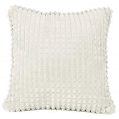 Подушка декоративная «Плюш», 43х43 см, цвет бело-серый Linen Way