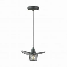 Светильник подвесной Marta 3744/1, 1 лампа, 4 м², цвет чёрный Lumion
