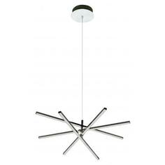 Светильник подвесной светодиодный Concord, 11 м², белый свет, цвет хром Inspire