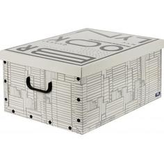 Коробка «Буквы», 390x500x240 мм, 46.8 л, картон, цвет коричневый Domo PAK